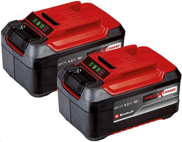 PACK BATTERIE TWINPACK 18V 2X5,2AH POWER X-CHANGE EINHELL 4511526